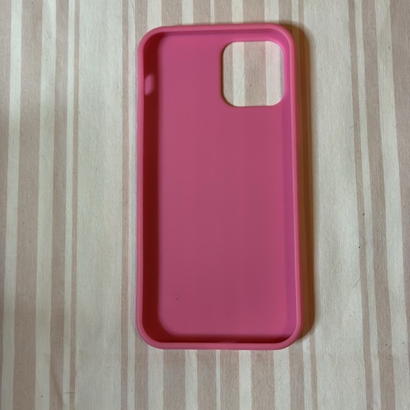 New without tags-Juicy Couture Pink iPhone Case with Crown Design- iphone 12 - Picture 2 of 2